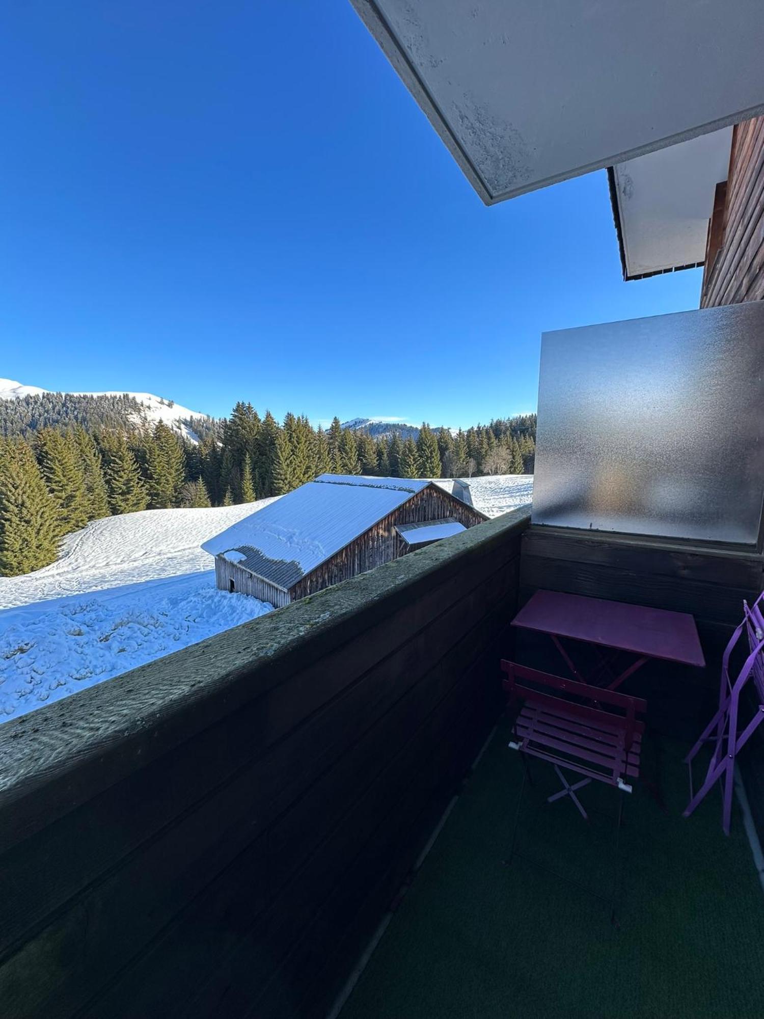Studio Au Coeur Du Praz-De-Lys - Les Pralyssimes Le Praz de Lys Luaran gambar